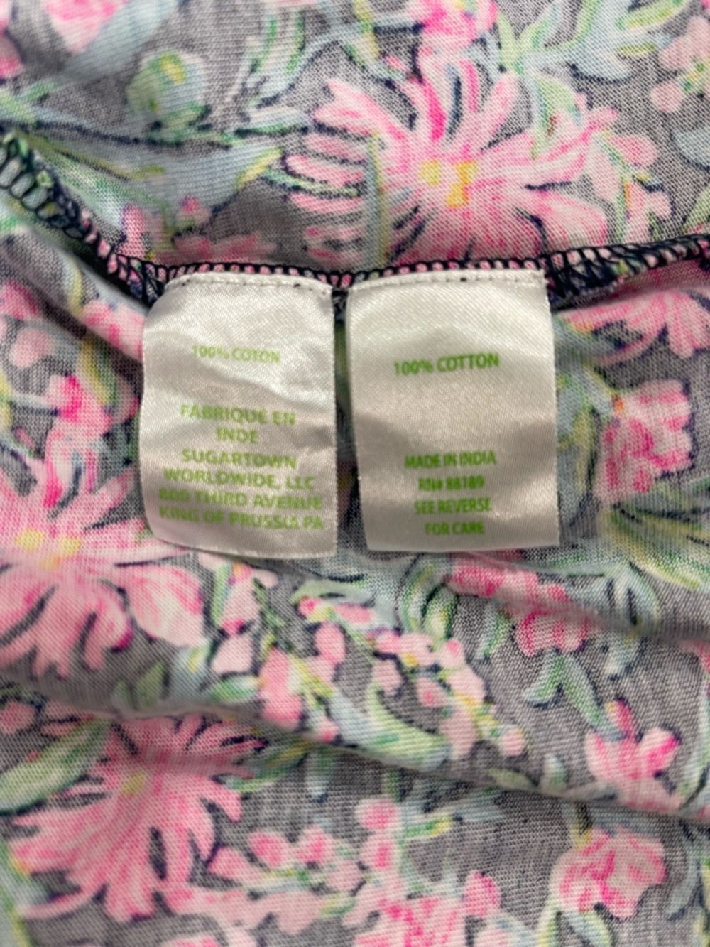 Lilly Pulitzer Jodee Tiered Swing Dress in Low Tide Navy Garden Print Size XL - Picture 8 of 10